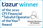 t'azur winner of the 2010 Maqasid Al Shari�a CSR Best Islamic Insurance Company Award